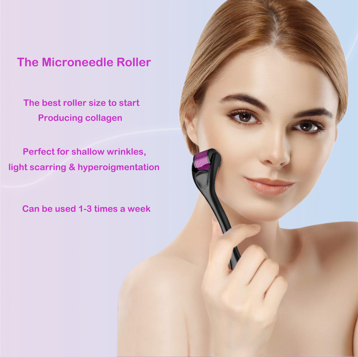 Derma Roller 540 Titanium Microneedling Roller
