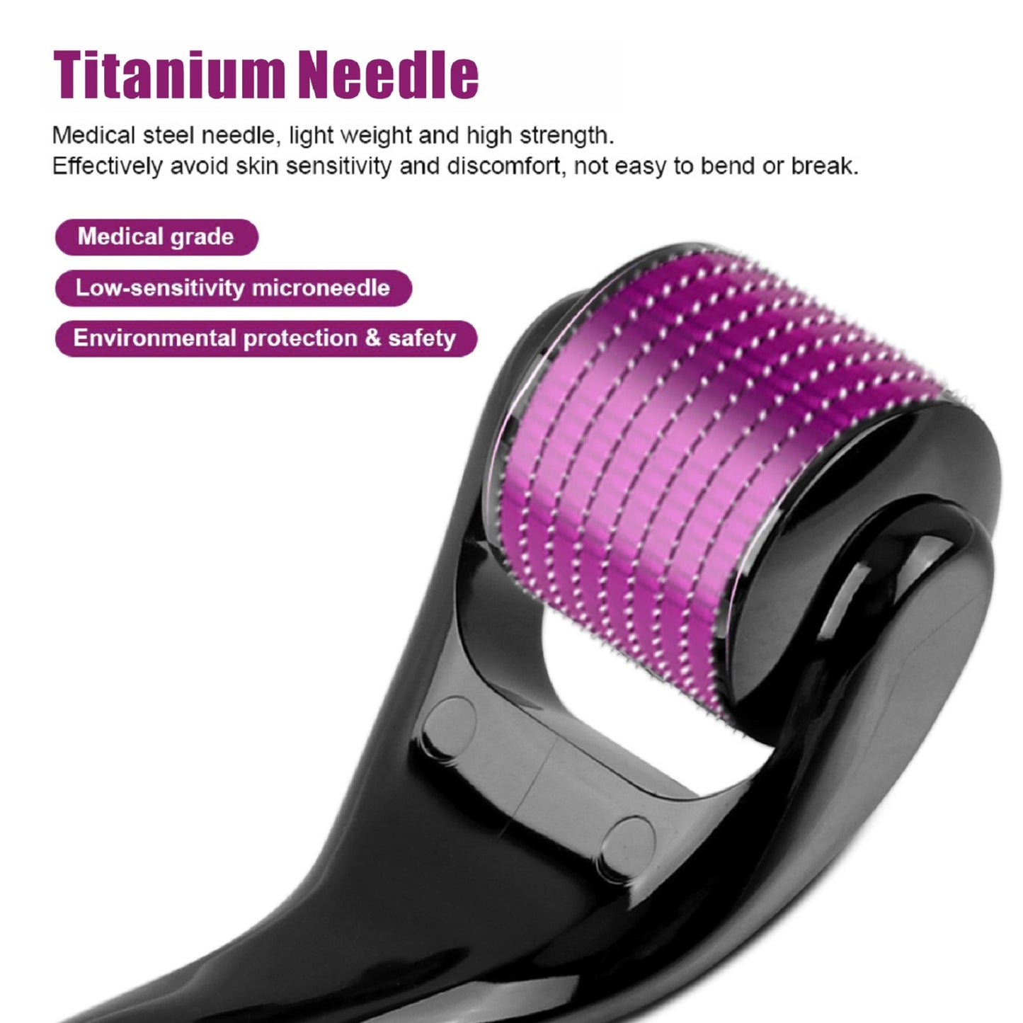 Derma Roller 540 Titanium Microneedling Roller