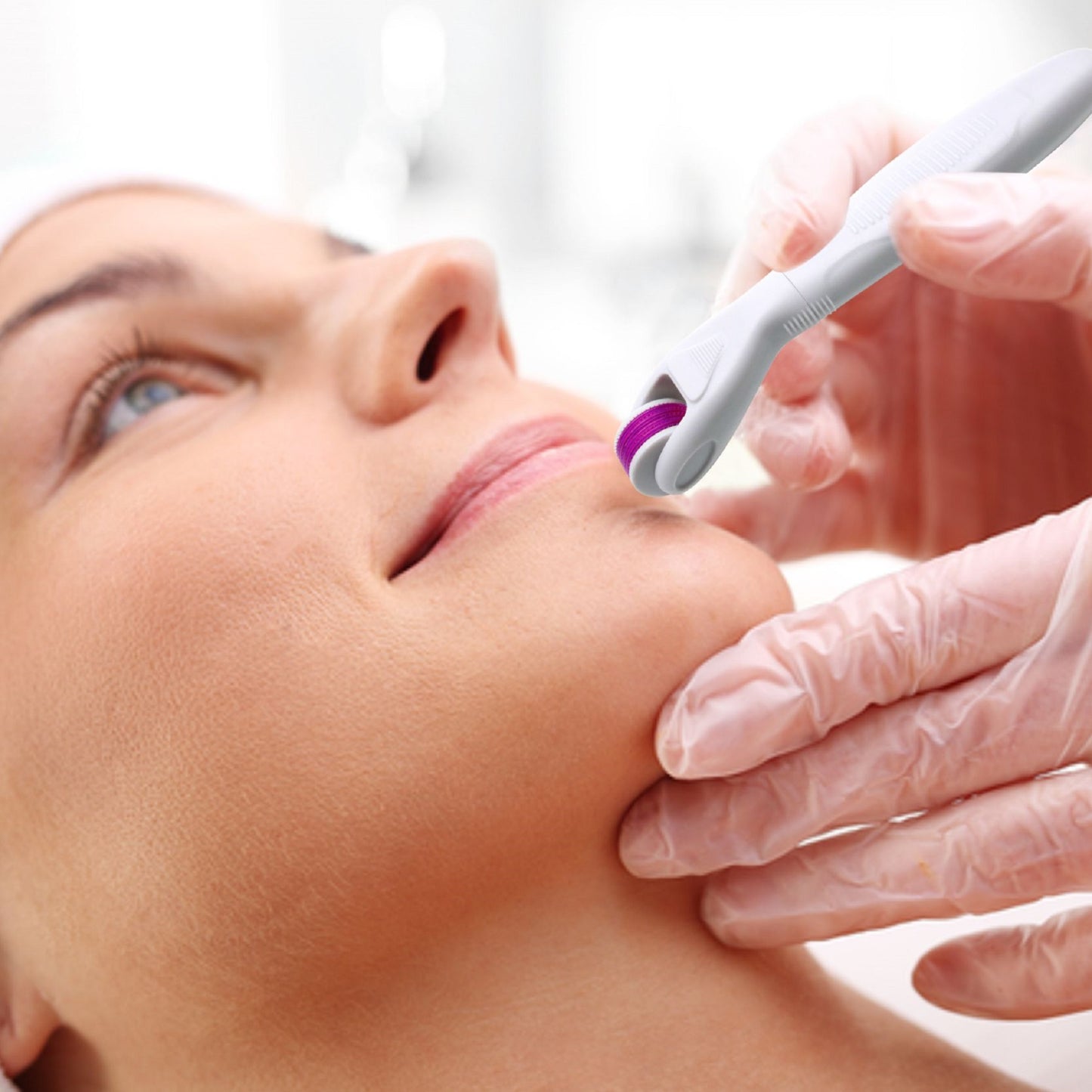 Derma Roller 4 in 1 Titanium Microneedling Roller Kit