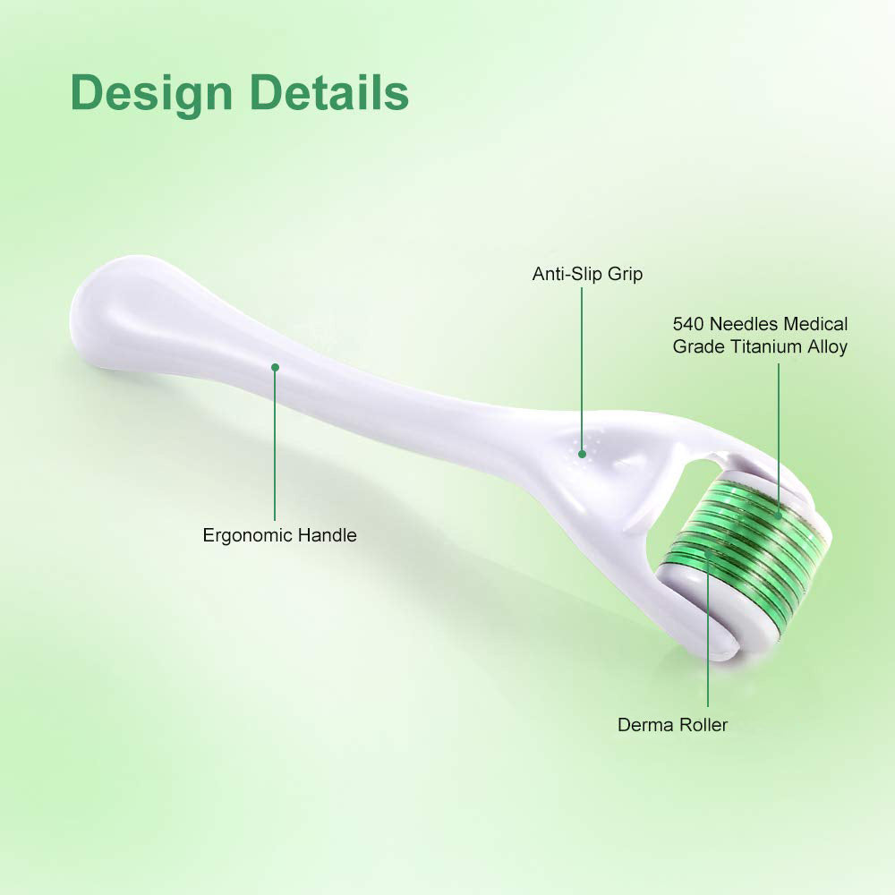 Derma Roller 540 Titanium Microneedling Roller 1.5mm