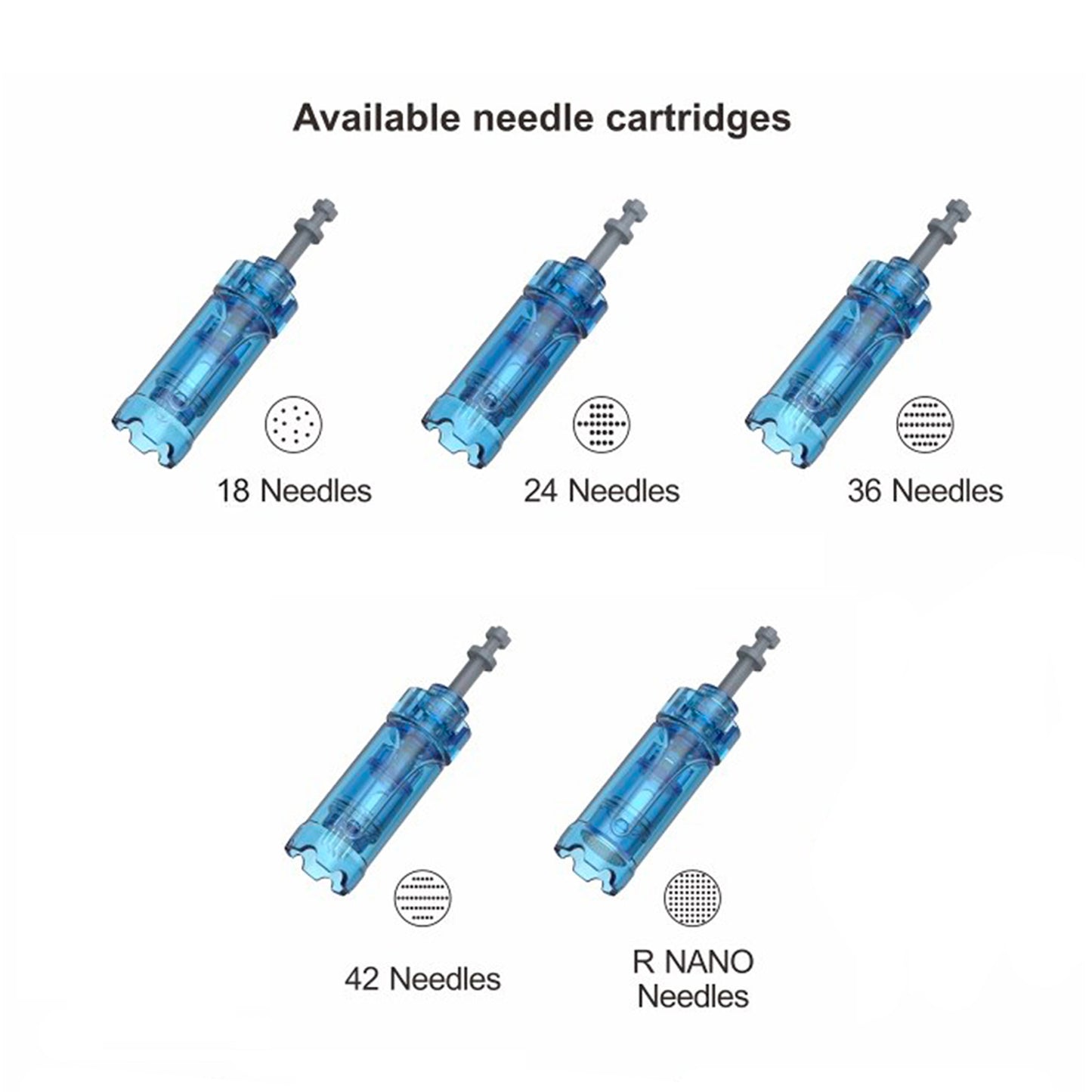 Dr. pen Ultima M8S / A9/ A8S/ A11 Cartridges Microneedling Pen Cartridges  - 10 pacs/Pack